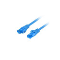 Network Cable - Lanberg S/FTP Cat.6A 1m Blue LSZH
