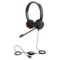 Headset - Jabra Evolve 20SE UC Stereo Wired USB Type-A Black