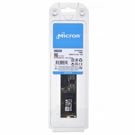Internal Storage Device - Micron 7450 Pro 480gb M.2 NVMe Pci 4.0, Gold
