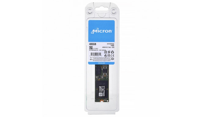 Internal Storage Device - Micron 7450 Pro 480gb M.2 NVMe Pci 4.0, Gold