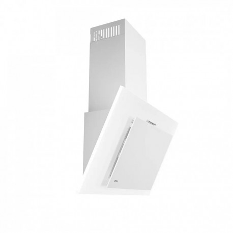 Chimney Hood - Okap AKPO WK-4 NERO 2.0 White Okap AKPO WK-4 NERO 2.0 50 BIAŁY T300 Linear LED Actuat