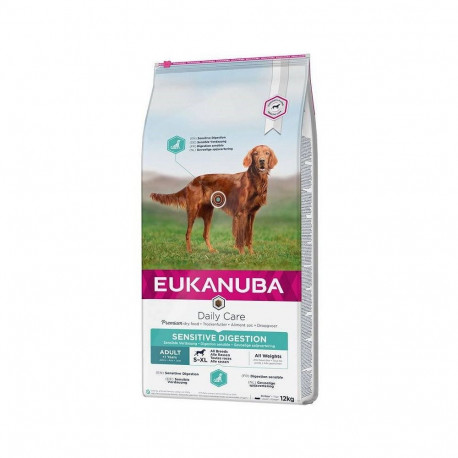 Dry Dog Food - Eukanuba Daily Care Adult Sensitive Digestion 12kg Turkey, Chicken