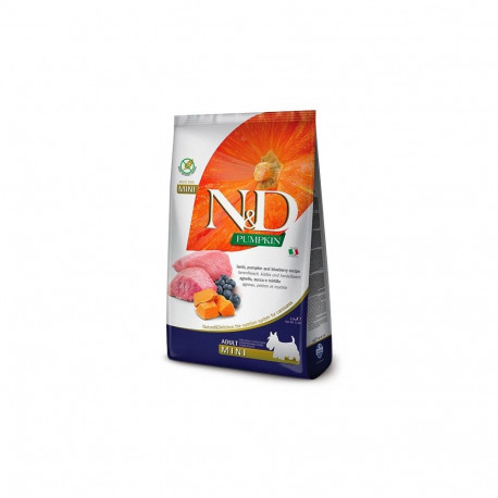 Dog Food - FARMINA N&D GF Pumpkin Lamb & Blueberry Adult Mini 7kg
