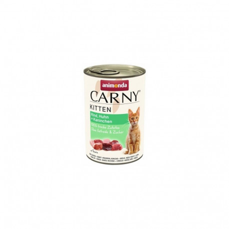 Wet Cat Food - ANIMONDA Carny Kitten with Beef, Chicken, Rabbit - 400 g