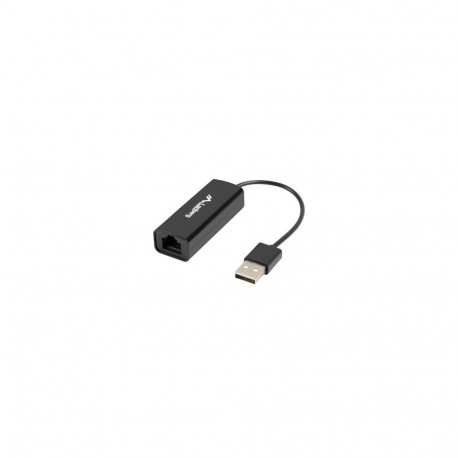 USB Adapter - Lanberg Nc-0100-01 Rj-45, Black