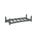 Tabletop Wine Rack - Rotho VARIO 6 Bottles Grey