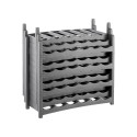 Tabletop Wine Rack - Rotho VARIO 6 Bottles Grey