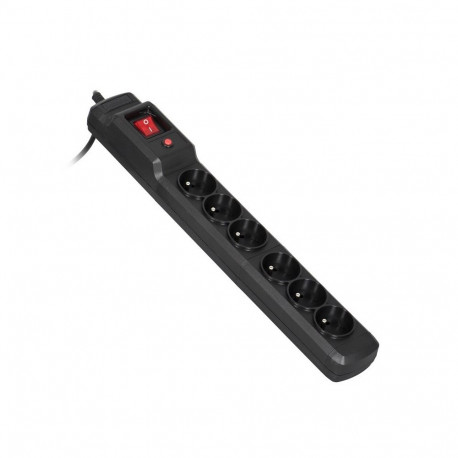 Power Strip - Activejet COMBO 6GN 1.5M 6 AC Outlets Black