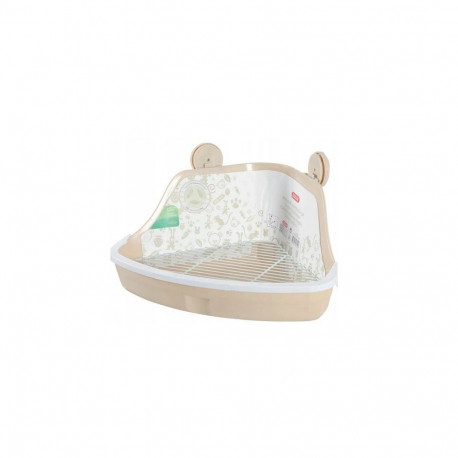 Corner Toilet - ZOLUX Small for Hamsters & Rabbits Beige