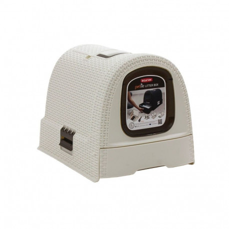 Litter Box - Curver Cream/brown