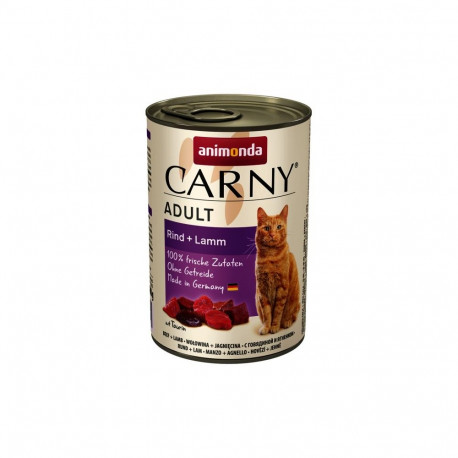 Cat Food - ANIMONDA Carny Adult Beef and Lamb Wet Food 400g Grain-Free