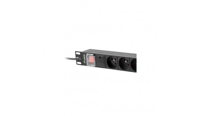 Pdu - Lanberg Power Strip 19" 1u 16a 8x230v 2m