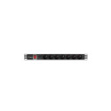 Power Strip - Lanberg PDU 1U 16A 7x230V 2m Black