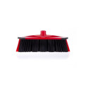 Broom Refill - Vileda 3Action Soft/Hard Bristle Grey/Black/Red