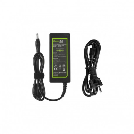 Power Adapter - Green Cell AD33P - 65 W - Black
