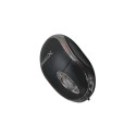 Mouse - TITANUM XM102K Optical 1000 DPI USB Type-A Ambidextrous Black, Chrome