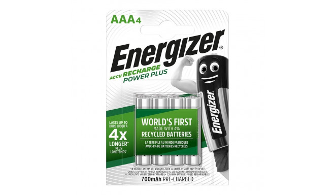 Rechargeable Battery - Energizer Accu Recharge Power Plus 700 mAh AAA Silver