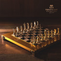 Manopoulos Classic Metal Staunton Chess Set 28x28cm With Pieces