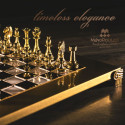Manopoulos Classic Metal Staunton Chess Set 28x28cm With Pieces
