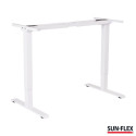 Reguleeritava laua jalad SUN-FLEX Deskframe III valge, H-700...1180mm, raami reg.laius 1100-2200mm; 