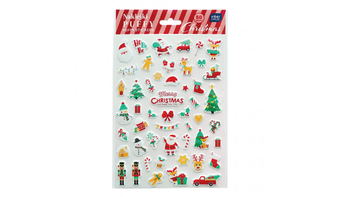 Kleebised  3D Christmas 50tk Interdruk