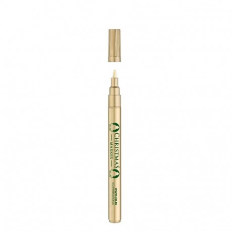 Marker ICO Christmas M 1-1,5mm, kuld
