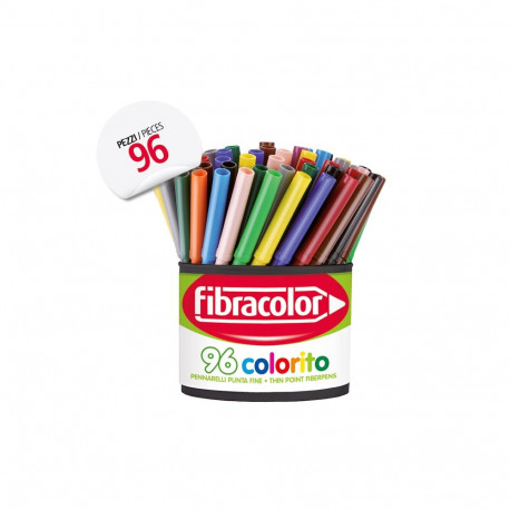 Viltpliiats Fibracolor Colorito 96 tk 8 x 12 värvi