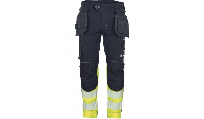 Cerva Neurum Nordics stretch vööpüksid ripptaskutega must Hi-Vis kollane 48