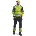 Cerva Neurum Nordics stretch vööpüksid ripptaskutega must Hi-Vis kollane 48