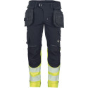 Cerva Neurum Nordics stretch vööpüksid ripptaskutega must Hi-Vis kollane 54