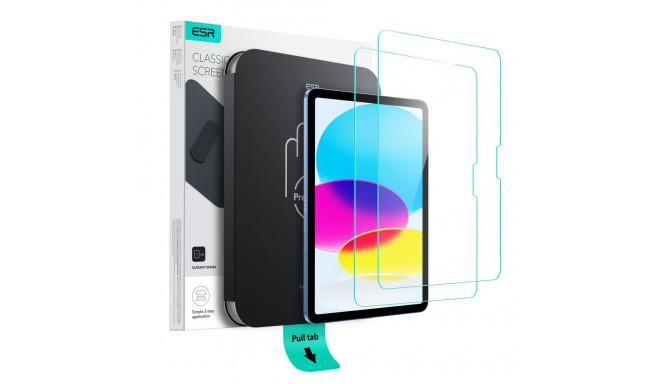 SZKŁO HARTOWANE ESR ULTRAFIT TEMPERED GLASS 2-PACK IPAD 10.9” 10 / 2022 / 11” 11 / 2025 CLEAR