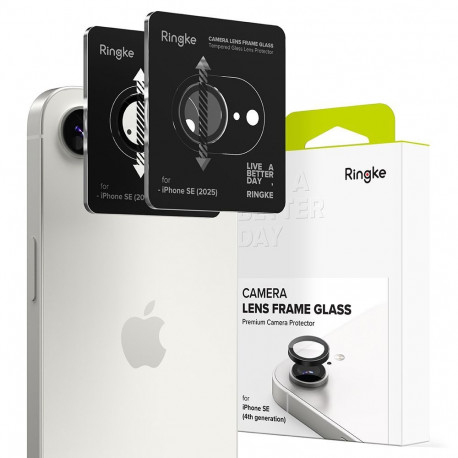 OSŁONA APARATU RINGKE CAMERA FRAME PROTECTOR 2-PACK IPHONE 16E / 17E BLACK