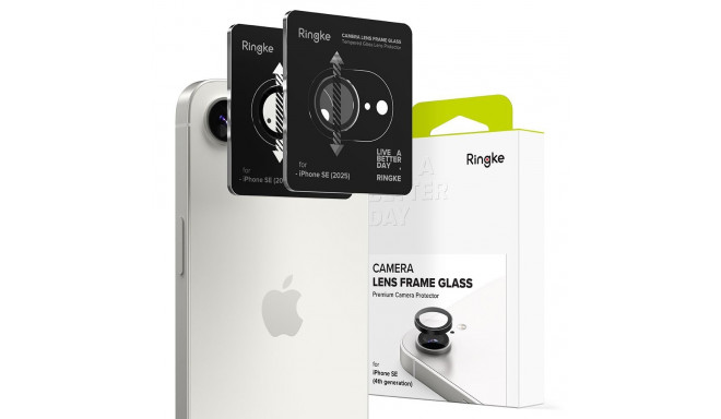 OSŁONA APARATU RINGKE CAMERA FRAME PROTECTOR 2-PACK IPHONE 16E / 17E BLACK