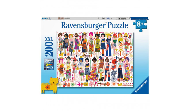 Ravensburger pusle 200 tk Lilled ja sõbrad