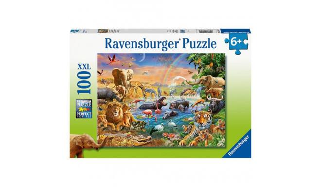 Ravensburger pusle 100 tk Loomad vee ääres