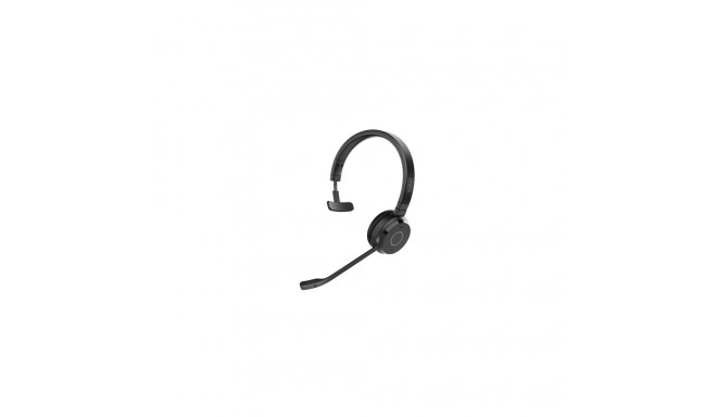 Jabra Evolve 65 TE MS Mono Link390a Wireless Headset, Bluetooth, USB-A, Black