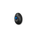 Kensington ProFit Ergo TB450 Trackball Wireless Mouse, RF Wireless + Bluetooth, 1600 DPI, Black/Blue