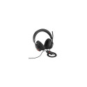 Kensington H2000 Wired Headset USB-C, Black