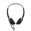 Jabra Engage 40 MS Stereo Inline Link Wired Headset, USB-A, Black