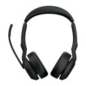 Jabra Evolve2 55 UC Stereo Link380a Wireless Headset Bluetooth USB-A, Charging Stand, Black