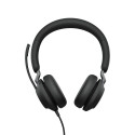 Jabra Evolve2 40 SE UC Stereo Wired Headset, USB-A, Black
