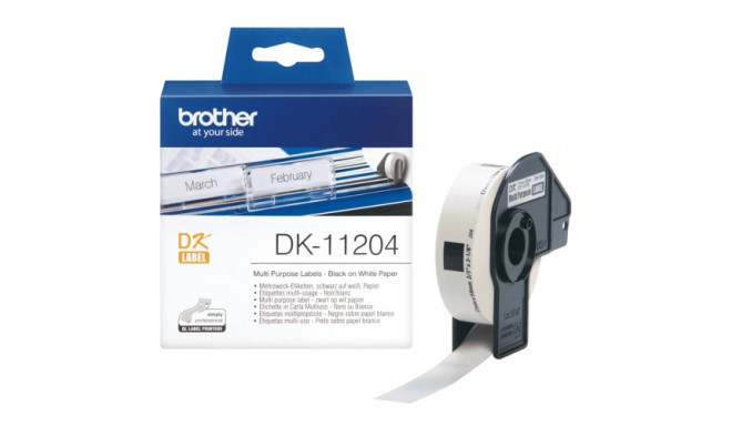 Brother DK11204 MULTI PURPOSE LABELS