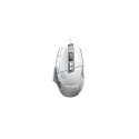 Logitech G G502 X Wired Gaming Mouse, USB Type-A, White
