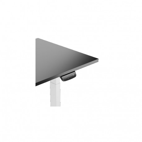Adjustable Height Table Up Up Thor White, Table top L Black