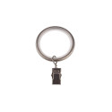 RINGS WITH CLIPS SILENT D25 MAT CHRO(10)