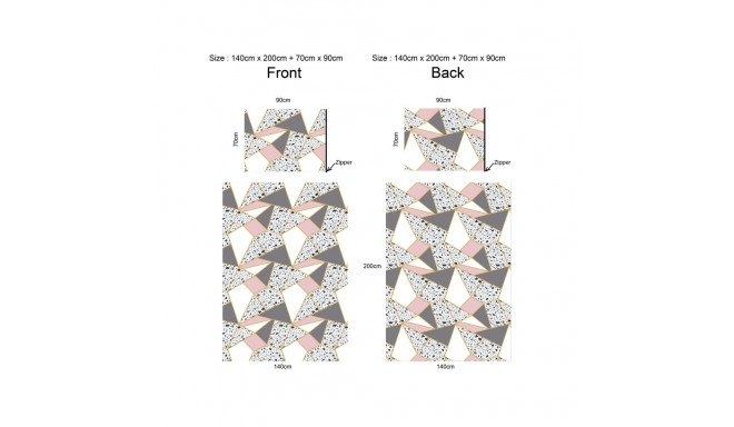 BEDDING COVER SET Nadira COTTON 140x200