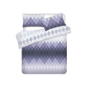 BED COV SET COTTON AMETHYST 160X200