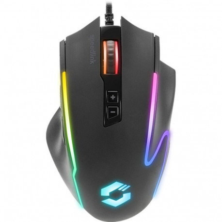 DECUS NX RGB Gaming Mouse, rubber-black