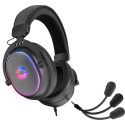 CONUX RGB Stereo Gaming Headset - for PC/PS5/PS4/Xbox SeriesX/S/Switch/OLED/Lite , black