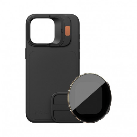 PolarPro Kit - LiteChaser iPhone 15 Pro Case Black + VND 3-5 Filter